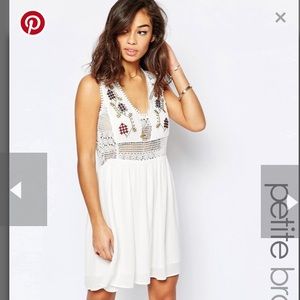 Glamorous petite crochet dress